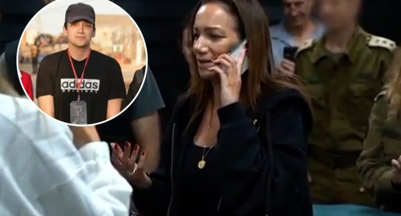Yael Alexander speaks to her son, Edan, for the first time since his release from Hamas