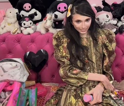 In a TikTok livestream, the 30-year-old influencer suddenly ended the video shaking, gagging and complained she 'didn't feel that great today'