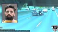 ‘Drove the gear shifter through his boots’: Minivan driver sideswipes motorcycle during road rage incident, sends rider sliding across highway, cops say