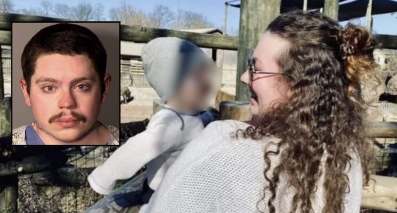 ‘Found another man she loved more’: Husband who fatally bludgeoned wife after they ‘opened up’ marriage then set fire to family home with baby inside learns his fate