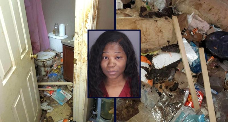‘I sacrificed my children’: Mom forced kids to live in squalor, sleep on pizza boxes, while she enjoyed a kid-free life with nail and hair appointments, cops say