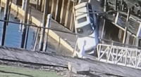 ‘Inexperienced driver’ launches SUV over Long Island pier, lands perfectly on dock