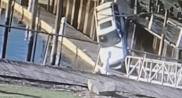 ‘Inexperienced driver’ launches SUV over Long Island pier, lands perfectly on dock