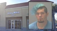‘Please help me get home! HELP!’: Woman left note in a Jersey Mike’s sandwich shop saying that her pro wrestler boyfriend was holding her against her will, police say