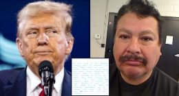 ‘Shoot your precious president’: Trump death-threat suspect penned handwritten letter saying he’d use his ’30 yard 6′ to kill POTUS for deporting his family, feds say