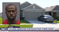 ‘You won’t make it to Wednesday’: Dad shot his 3 sons during a fight over a car then threatened to kill them after his arrest, police say