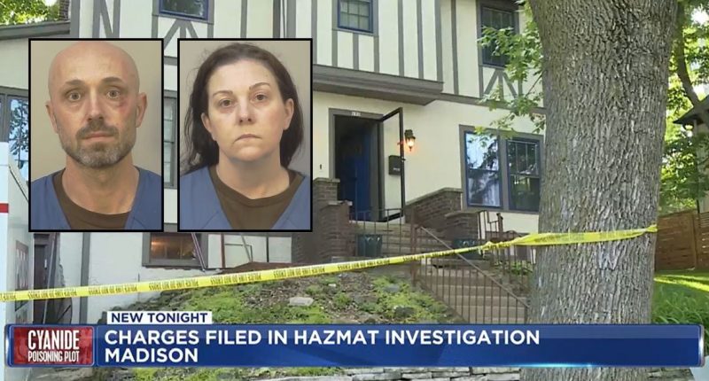 'Does potassium cyanide cloud water?': Woman tried to help boyfriend poison multiple ex-girlfriends in scheme that landed 7 investigators in the hospital, DA says