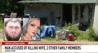 'He's going to kill somebody someday': Man allegedly murdered wife, father, grandmother years after his mom predicted he would take a person's life