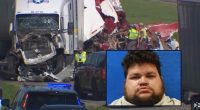 'I knew he killed everybody': Trucker asleep at the wheel in broad daylight slams into stalled traffic on interstate, killing 5 people and injuring several, officials say
