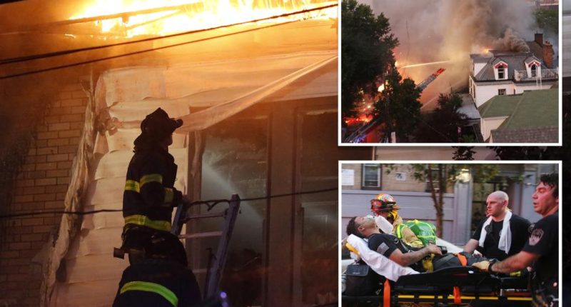 13 firefighters injured, 1 critically, as fast-moving blaze tears through 3 Bronx homes: ‘Like a movie’