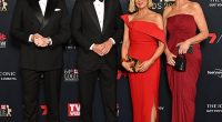A 60 Minutes star's future is in question after only 18 months in the role. Pictured: Series veterans Tom Steinfort, Adam Hegarty, Liz Hayes and Tara Brown at the 2024 Logies