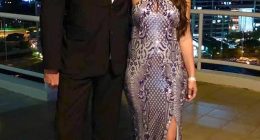 AFL champ and Triple M radio host Peter 'Spida' Everitt has set out to score a major real estate win after listing his sprawling Gold Coast pad for $$2,395,000. The 51-year-old footy veteran bought the four bedroom, three bathroom two-storey townhouse with his wife Sheree in 2024 for $1.4million. Pictured with wife Sheree