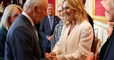 Actor Kate Winslet Receives Honor From King Charles