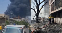 Air India plane carrying more than 200 people on board crashes at India’s Ahmedabad airport