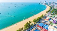 The government has issued a warning for Aussies heading to Thailand after a bomb was found near Phuket International Airport this week (Pattaya is pictured)