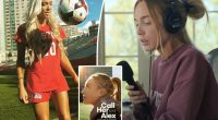 Alex Cooper tearfully accuses college soccer coach of sexual harassment
