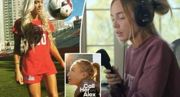 Alex Cooper tearfully accuses college soccer coach of sexual harassment