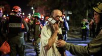 Several people were injured after Tehran last night launched a barrage of missiles at Tel Aviv in revenge for attacks on its nuclear sites