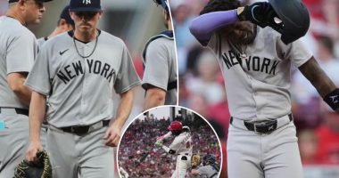 Allan Winans gets little support from Yankees bats as Elly De La Cruz wreaks havoc in loss to Reds