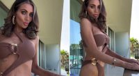 Amy Childs hits back at cruel body shamers after ‘awful’ trolling over weight loss as she poses in skimpy swimwear