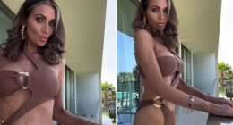 Amy Childs hits back at cruel body shamers after ‘awful’ trolling over weight loss as she poses in skimpy swimwear