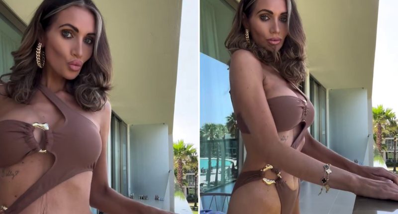 Amy Childs hits back at cruel body shamers after ‘awful’ trolling over weight loss as she poses in skimpy swimwear