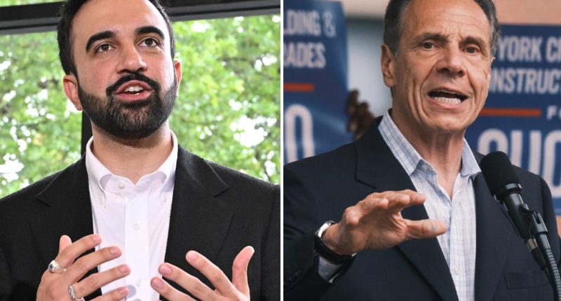 Andrew Cuomo’s comfortable lead over Zohran Mamdani cut by 50% in home stretch before Dem mayoral primary: poll