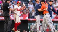Angels, Astros clear benches in wild scene after beaning