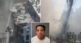 Arsonist, 54, caught on camera torching 3-story NYC apartment building in massive blaze: FDNY