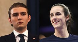 Barron Trump & Caitlin Clark Rumors Have Everyone Asking The Same Thing