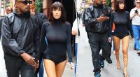 Bianca Censori dares to bare in sheer black top and tiny shorts on NYC outing with Kanye West