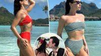 Bikini-clad Demi Lovato makes waves on idyllic tropical honeymoon with husband Jutes: ‘Wifey’