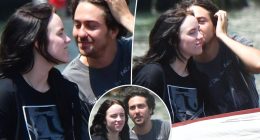 Billie Eilish and Nat Wolff cozy up on boat ride in another PDA-packed outing in Venice
