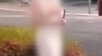 The woman was spotted standing on the Port Lincoln war memorial wearing a white veil just weeks before the alleged crime