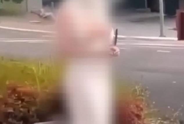 The woman was spotted standing on the Port Lincoln war memorial wearing a white veil just weeks before the alleged crime
