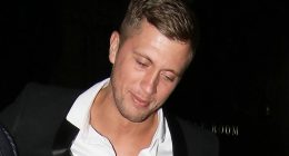 Bleary-eyed Dan Osborne stumbles out of hotel after-party with Christine McGuinness while Jac Jossa was in I’m A Celeb