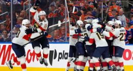 Brad Marchand’s double-overtime winner in Game 2 helps Panthers even Stanley Cup Final with Oilers