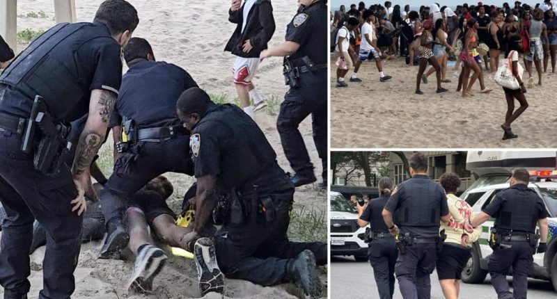 Brawling NYC teens arrested after a wild scene at Coney Island Beach: NYPD 