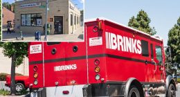 Brazen armed pair robs cash, guard’s gun from Brinks truck in broad-daylight NYC heist: cops