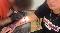A British teen suffered an epic tattoo blunder when the Spanish artist she visited on holiday failed to understand her trendy Gen Z design