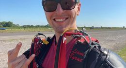 Liam Byrne, 24, was critically injured on the Gitschen mountain in Switzerland