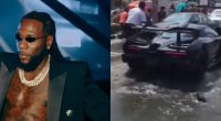 Burna Boy Spotted Driving ₦3.2 Billion McLaren Through Flooded Lagos Road