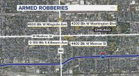 CPD searching for man responsible for 4 armed robberies in Austin and Garfield Park