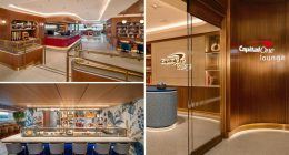 Capital One opens swanky new lounge at JFK with cheesemonger, champagne at sunset, and artisanal sodas