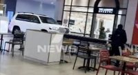 Terrified shoppers scrambled out of the way as an SUV careened through a Melbourne mall