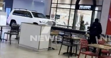 Terrified shoppers scrambled out of the way as an SUV careened through a Melbourne mall
