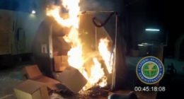 Cargo Ship Carrying 3,000 Vehicles, Including 800 EVs, Burning Out of Control Off the Coast of Alaska