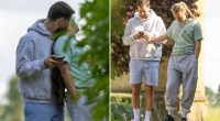 Chris Hughes kisses girlfriend JoJo Siwa’s neck on loved-up walk in the countryside