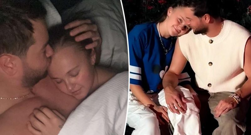 Chris Hughes shares intimate photo of himself and ‘sleeping beauty’ JoJo Siwa cuddling in bed