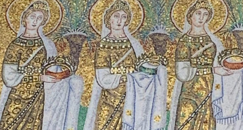 Saint Eugenia in the Basilica of Sant